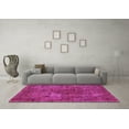 thumbnail image 3 of Ahgly Company Indoor Round Oriental Pink Industrial Area Rugs, 3' Round, 3 of 4