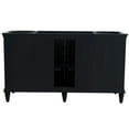 thumbnail image 4 of 61 in. Single Wooden Vanity  Dark Gray Black Galaxy Granite Oval Sink, 4 of 13
