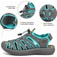 thumbnail image 4 of Rumpra Women's Closed Toe Sandals Water Shoes Hiking Sandals for Beach Activities, 4 of 7