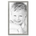 thumbnail image 2 of ArtToFrames 21" x 37" Classic Silver Picture Frame, 21x37 inch Silver Wood Poster Frame (WOM-4926), 2 of 7