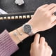 thumbnail image 3 of Reloj de cuarzo para mujer, relojes para mujer, reloj de pulsera analógico de cuarzo redondo con correa de acero inoxidable a la moda para mujer, reloj de cuarzo, 3 of 3