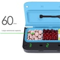 thumbnail image 2 of Pill Box Smart Electronic Medicine Pill Box Time Capsule Weekly Pill Box Health Travel Health Care,blue+black, 2 of 5