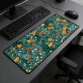 thumbnail image 4 of MKHSQHDG Today's Deals Pad Oversized Pad Game Pad Desktop Pad Large Extended Desktop Pad Suitable for Keyboards Notebooks and Computers 35.5 X 15.7 Inches Green Flower, 4 of 6