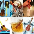 thumbnail image 2 of Ltdhehe Tray Ice Guitar Music Celebration Silicone Chocolate Concert Kitchen，Dining & Bar, 2 of 3