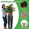 thumbnail image 4 of Plant Risers Inserts, Stable and Strong Load Bearing Capacity Adjustable Height Pot Fillers with Drainage Holes for Tall Taper Flower PotBlack, 4 of 7