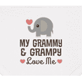 thumbnail image 3 of Inktastic My Grammy and Grampy Love Me Baby Bandana Bib, 3 of 4