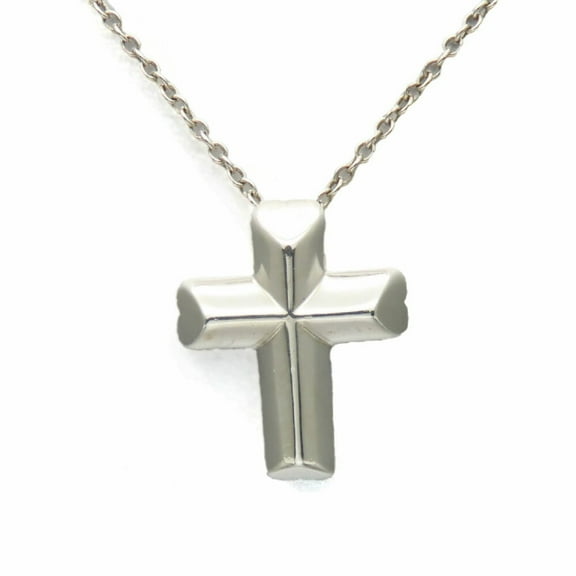 Pre-Owned Tiffany Necklace Tenderness Heart Cross Silver 925 Approx. 3.5g Paloma... (Good)