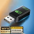 thumbnail image 1 of Adaptador AX900 USB WiFi 6 Bluetooth 5.4 2 en 1 Dongle de Banda Dual 2,4 G y 5 GHz Tarjeta de Red Inalámbrica USB WiFi Receptor Wlan, 1 of 5