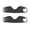 Black 2pcs, variant on Rodiuiu 2Pcs Patellar Tendon Support Strap, Adjustable Pain Relief Knee Stabilizer Strap for Men Women, Compression Knee Brace for Cycling, Running, Fitness, Sports