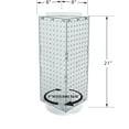 thumbnail image 2 of Azar 20"(H) x 8"(W) x 8"(D) 4-Sided Interlocking Pegboard Display Clear 703385-CLR, 2 of 4