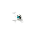 thumbnail image 3 of FB Jewels Sterling Silver Reflections Turquoise Bead, 3 of 3