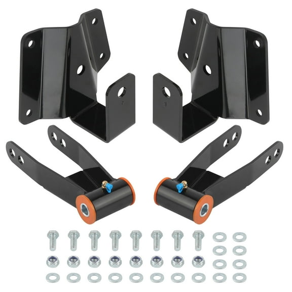 BFO 3"-4" Drop Kit Rear Shackles Hangers For Chevy Silverado GMC Sierra 1500 99-2006
