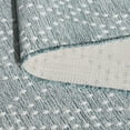 thumbnail image 5 of SAFAVIEH Sunset Jenelle Geometric Indoor/Outdoor Area Rug, Aqua/Beige, 5'3" x 7'6", 5 of 11