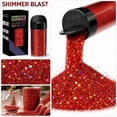 thumbnail image 5 of Halloween Craft Glitter 1.76 Ounces Red Iridescent for Party Decorations Nail Art Modeling Material Tumblers Resin Holiday Diy Projects, 5 of 7
