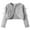 Grey, variant on Zshosam Cardigan for Girls Uniform Girls' Long Sleeve Knitted Cardigan Kids Button Closure Sweaters Cropped Cover Up Tops Size 1T 2T,(Black 1-2 Years)