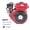 Red, variant on AKWH 5HP 247CC 4 Stroke Diesel Engine,173F 3600W Heavy Duty Single Cylinder Diesel Motor Engine For Small Agricultural Machinery (Black)