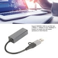 thumbnail image 3 of Adaptador Tipo C A RJ45, Adaptador USB A Ethernet Plug And Play, Medio Dúplex Completo Para La Familia, 3 of 7