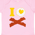 thumbnail image 4 of Inktastic I Love Bacon And Eggs Boys or Girls Baby Bodysuit, 4 of 5