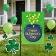 thumbnail image 3 of Taotanxi Double Sided Premium Garden Flag, Happy St. Patrick's Day Green Hat with Clover Decorative Garden Flags for Home Decor - Weather Resistant & Double Stitched Yard Flags - 18 x 12.5 Inch, 3 of 7