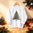 thumbnail image 6 of Qzwdhjm Christmas Sweatshirts for Girl Xams Trees Graphic Crewneck Sweatshirt Thin Fleece Long Sleeve Pullovers for Christmas Party 2-15Y, 6 of 9