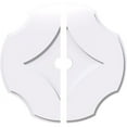 thumbnail image 2 of 18"OD x 1"ID x 6 1/4"C x 1"P Percival Architectural Grade PVC Contemporary Ceiling Medallion, Two Piece, 2 of 7