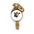 thumbnail image 1 of Broche Épingle à Cheveux Animal en Papier Bétail Vintage Métal, 1 of 3