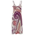 thumbnail image 5 of Intricate Paisley Floral Design Pattern Artwork Sleeveless Dress for Women Clothing Female Women's Summer Skirt, 5 of 7