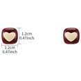 thumbnail image 3 of Teissuly Women's Earrings Heart Earrings Sweet And Delicate Versatile Personality Earrings Teissuly WER202401222922, 3 of 7