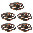thumbnail image 1 of 5X Outdoor Hammock Tree Straps Tree Tie Rope High Load-Bearing Nylon Webbing Rock Climbing Flat Belt Cover Orange, 1 of 4