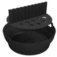 thumbnail image 3 of YAOMOBB Heat Resistant Fryer Mat Non Stick Silicone Fryer Pot High Temperature Resistant and Foldable with Handle for Even Heat Distribution, 3 of 7