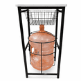 thumbnail image 2 of Porta Garrafón 20L con Mesa y Canastilla | Soporte Metálico con Repisa para Cocina, Oficina o Negocio, 2 of 8