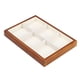thumbnail image 2 of Bandeja organizadora de pendientes, caja de almacenamiento de madera, regalo para mujer, caja de joyería apilable para tienda 6 cuadrícula, 2 of 9