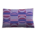 thumbnail image 1 of Ahgly Company Patterned Outdoor Rectangular Bright Lilac Purple Lumbar Throw Pillow, 13 inch by 19 inch, 1 of 5
