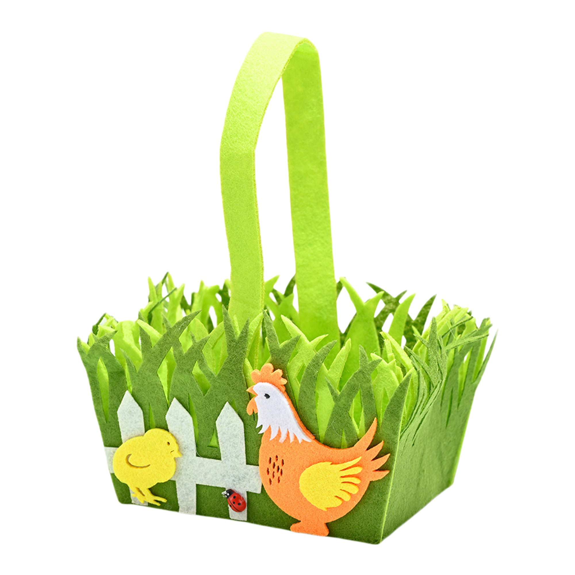 Vakantie Op de grond ik ontbijt Binpure Easter Eggs Basket, Square Shape Hen/Bunny Decorative Basket -  Walmart.com