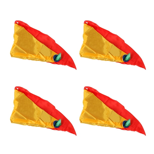 4 pañuelos de seda de cuatro colores que cambian de color, ideales para actuaciones callejeras (colores variados)