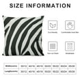 thumbnail image 5 of ARISTURING Black and White Zebra Decorative Short Plush Throw Pillow Cover with Tassels Zebra Animal Print Stripe Pillow Covers Modern Soft Pillowcase for Sofa Couch Living Room Home Decor, 5 of 5