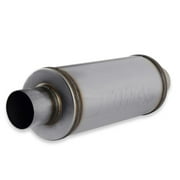 Flowmaster 72619 FlowFX Muffler 3 Inlet/Outlet - 6 Round Body - Moderate Sound 409 Stainless Steel