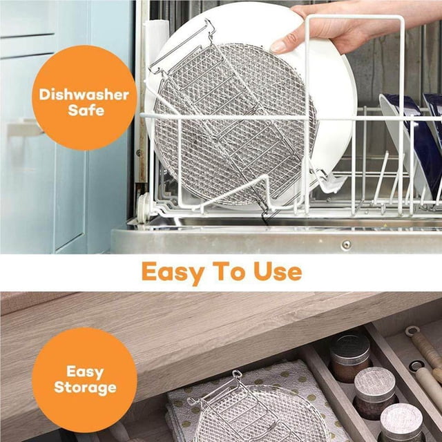 fastboy 5-layers Grill Stand Stackable Air Fryer Layers Stainless Steel Barbecue Stand