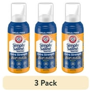 (3 pack) ARM & HAMMER Simply Saline Extra Strength Nasal Mist 4.6oz- Instant Relief for SEVERE Congestion- One 4.6oz Bottle