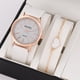 thumbnail image 1 of Reloj de cuarzo para mujer, moderno y combinable, con correa de PU, pequeño reloj de mujer personalizado, informal y moderno, 1 of 5