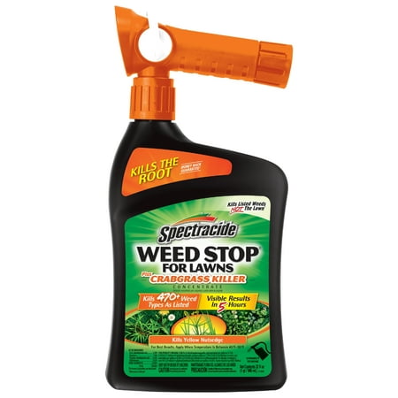 Spectracide Weed Stop For Lawns Plus Crabgrass Killer Concentrate, Ready-to-Spray, 32-fl