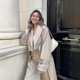 thumbnail image 4 of Khaki Cropped Trench Women Long Sleeves Cropped Design Jacket Chic Lady High Street Casual Loose Coats Top Female New, 4 of 5
