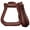 Medium Brown, variant on Showman Leather Covered Western Stirrups