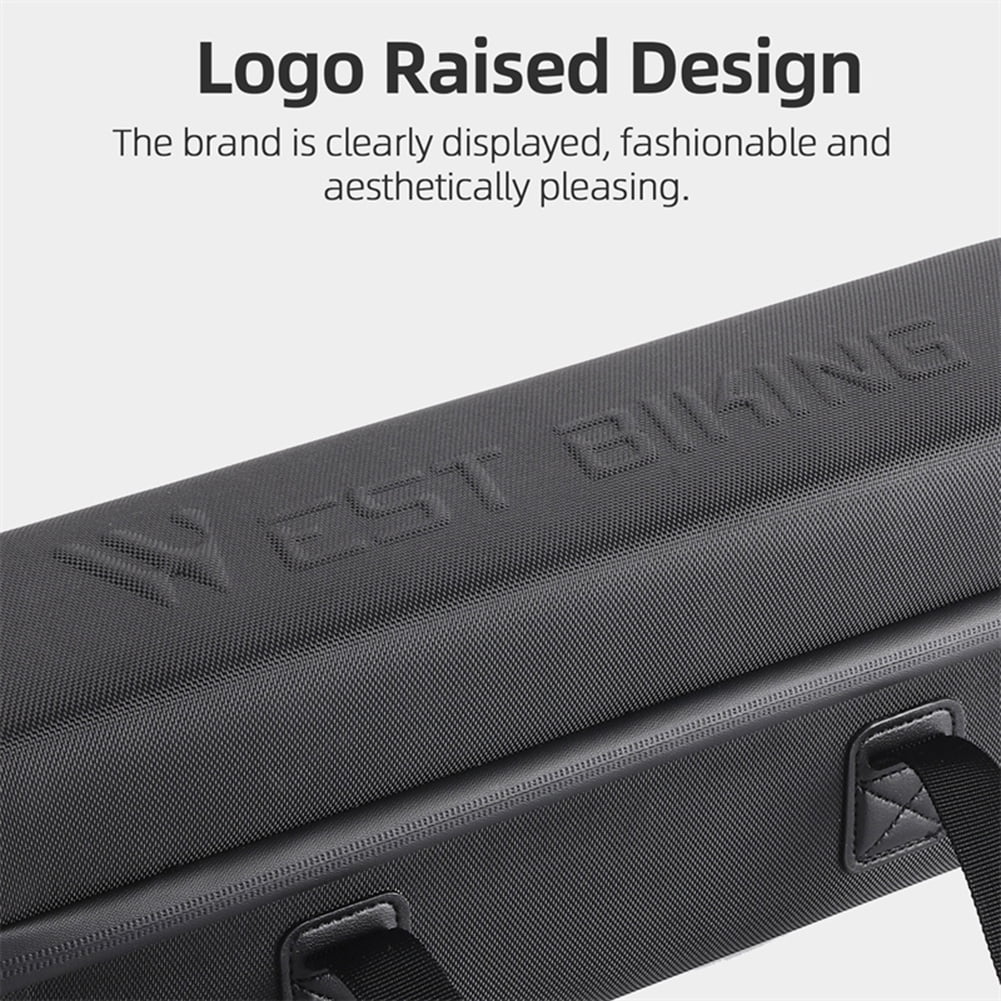 WEST BIKING Battery Bag - Hard Shell Rack Bag, Electric Bicycle Rear Rack Waterproof Bag, Multifunction Large Pannier for Bicycle, Electric Bike Rear Seat Bag Bike Trunk Bag