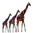 thumbnail image 3 of Zoo Queen Size Duvet Cover Set, African Giraffes in Ethnic Style Eastern Environment Retro Cultural Traditional Artwork, Decorative 3 Piece Bedding Set with 2 Pillow Shams, Multicolor, by Ambesonne, 3 of 3