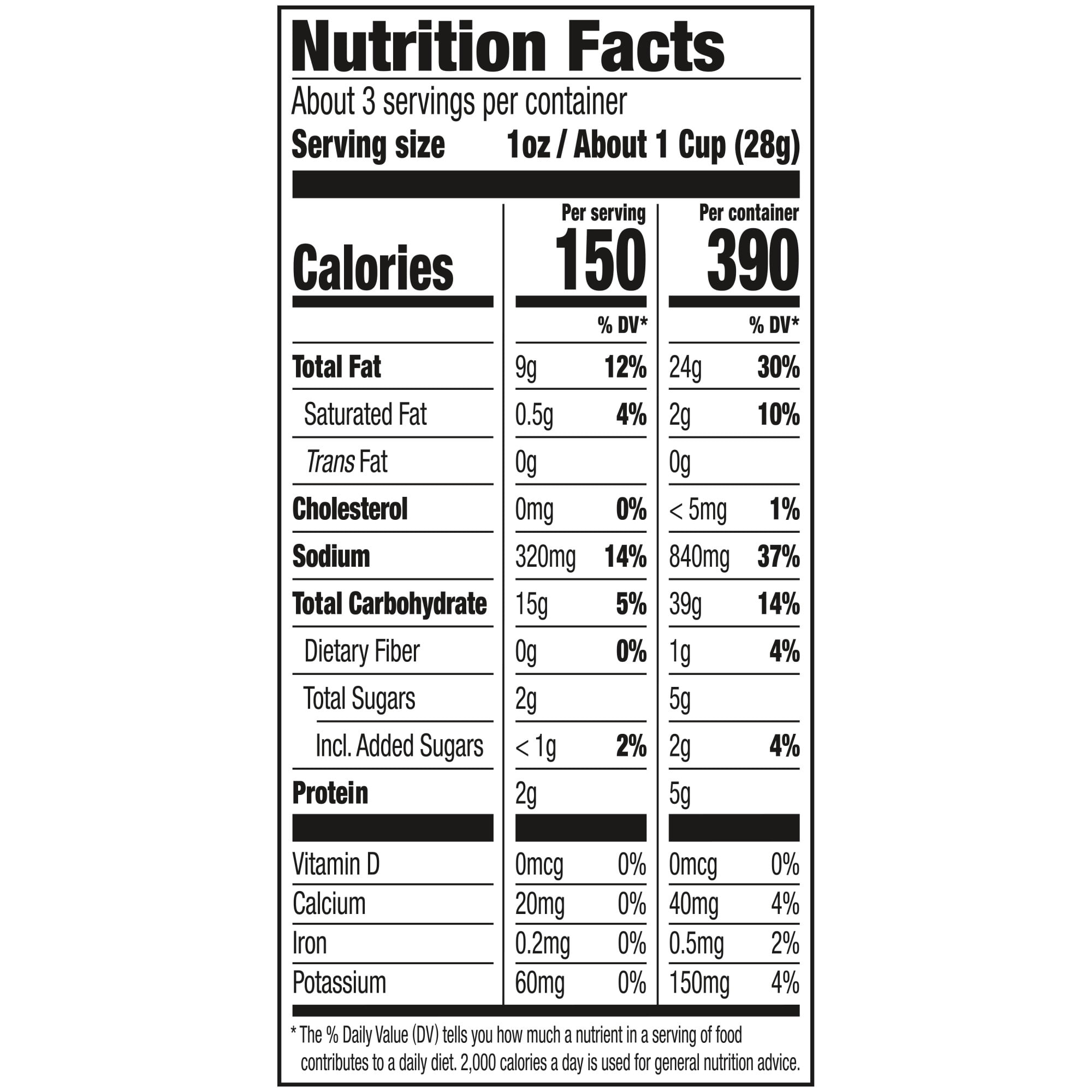 Tom's Bugles, Ranch Flavored, 2.6 oz Bag