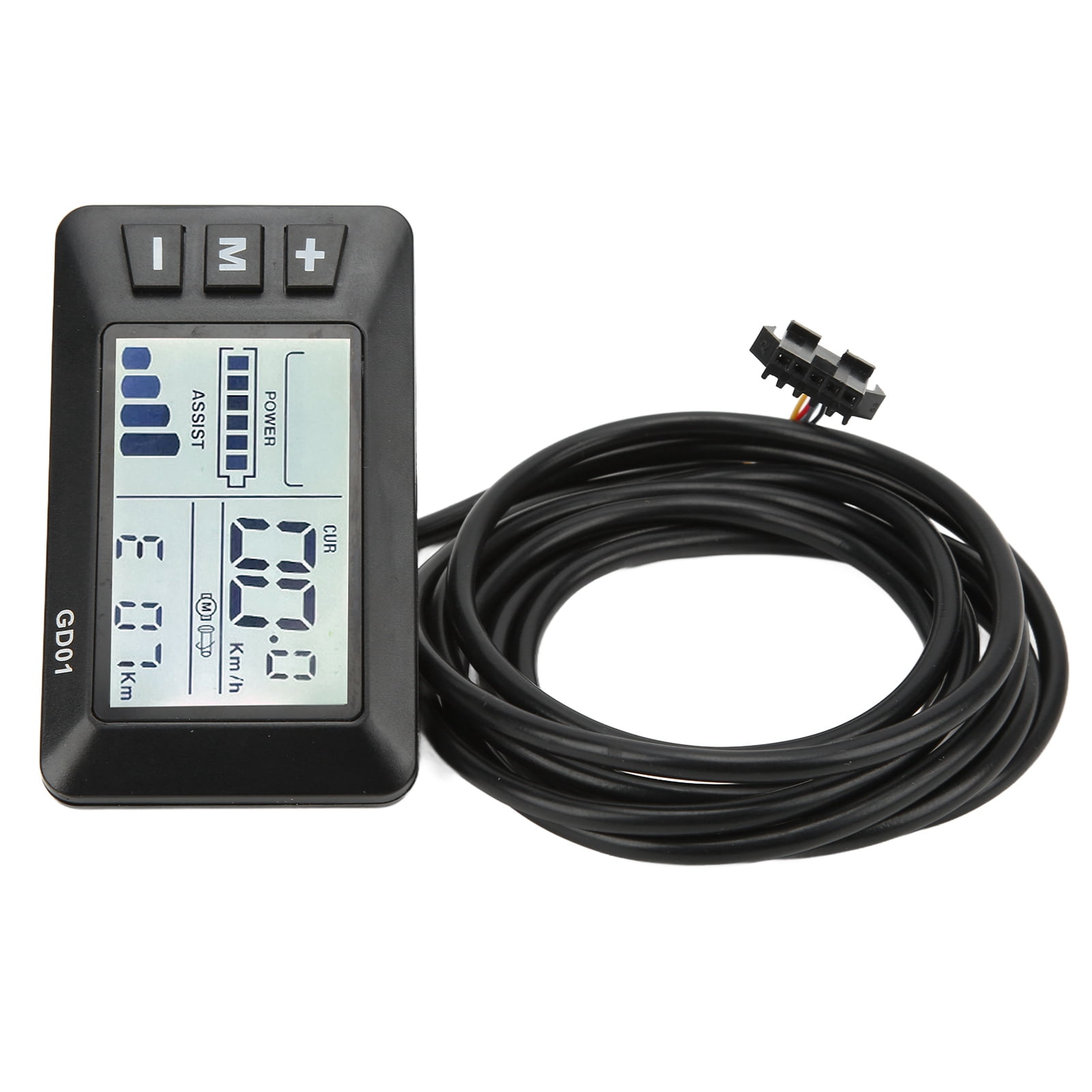 Odomètre de Vélo Électrique, Modification 36V 48V Écran LCD Électrique Étanche pour Scooters
