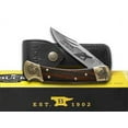 thumbnail image 4 of Buck 110 Folding Hunter Knife Give 'Em The Shaft Ebony Wood 1/250 Stainless  Cuchillo, 4 of 5