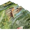 thumbnail image 3 of Coolnut Cute Rooste Shower Curtains Waterproof Fabric Shower Curtain Bathroom with Hooks Washable Bathroom Shower Curtains 60x72 Inch Home Decor, 3 of 6