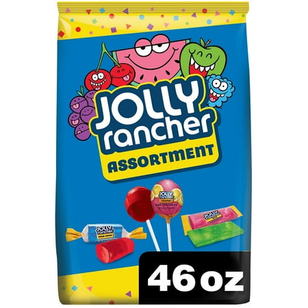 Jolly Rancher Assorted Fruit Flavored Hard Candy  Variety Bag 46 oz